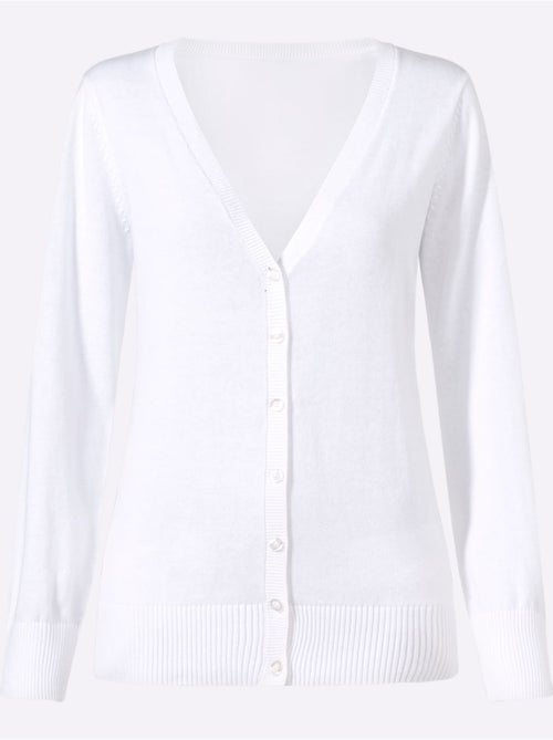 Gilet Pur Coton - Taille Standard - Witt - Kiabi Gilet Pur Coton - Taille Standard - Witt - Kiabi