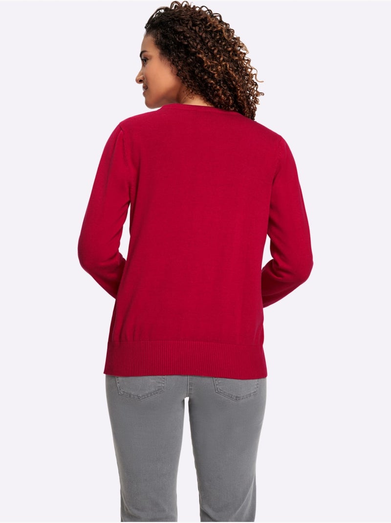 Gilet Pur Coton - Taille Standard - Witt Rouge - Kiabi