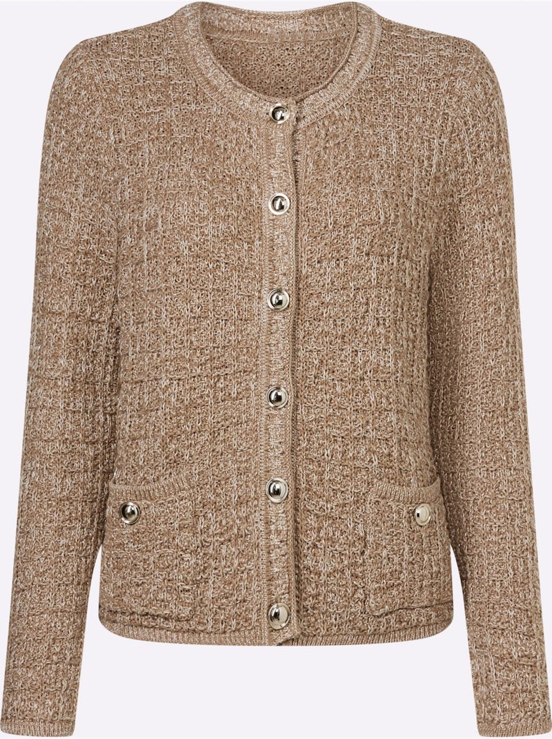 Gilet Qualité Coton - Taille Standard - Witt Blanc Marron - Kiabi