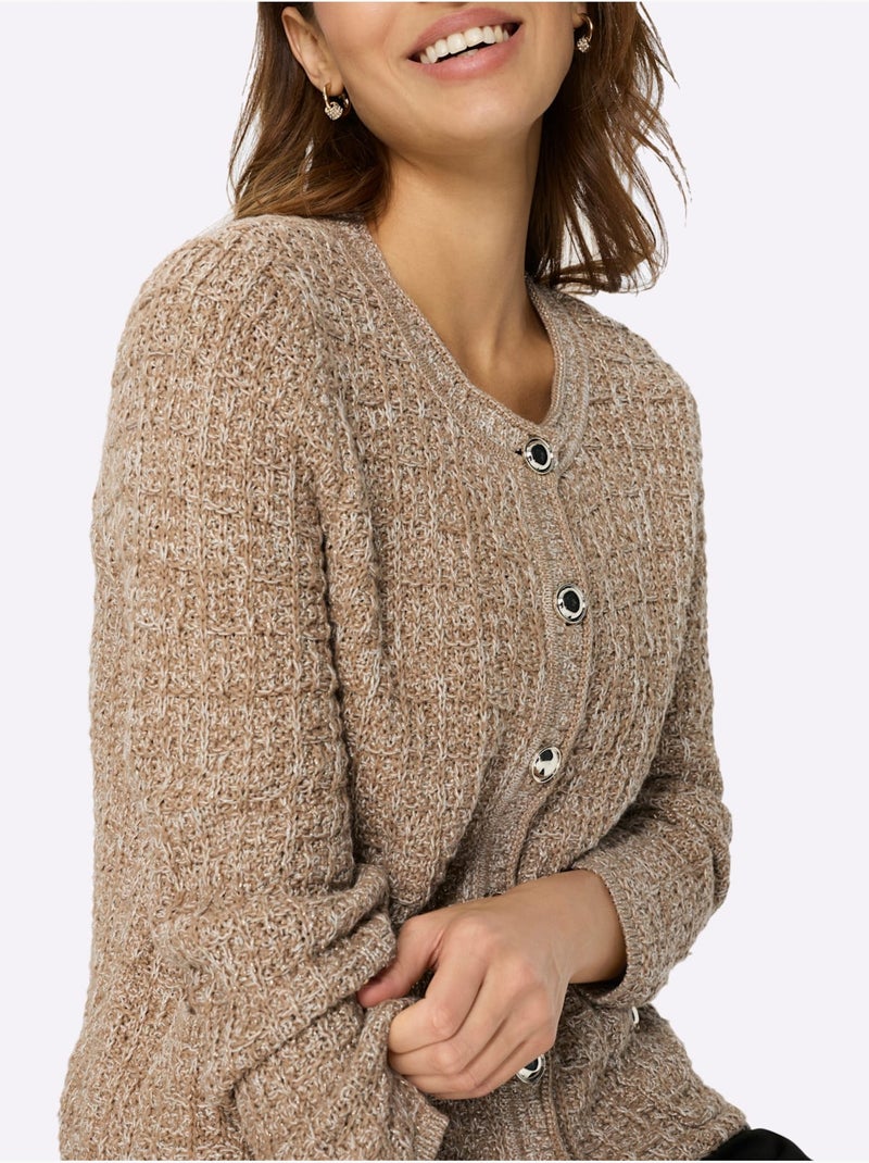 Gilet Qualité Coton - Taille Standard - Witt Blanc Marron - Kiabi