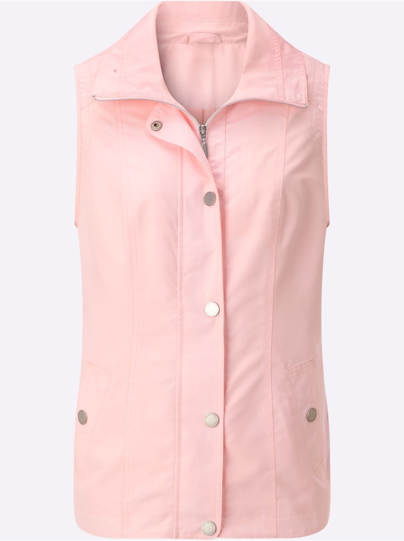 Gilet Qualité Microfibre Douce - Taille Standard - Witt Rose clair - Kiabi