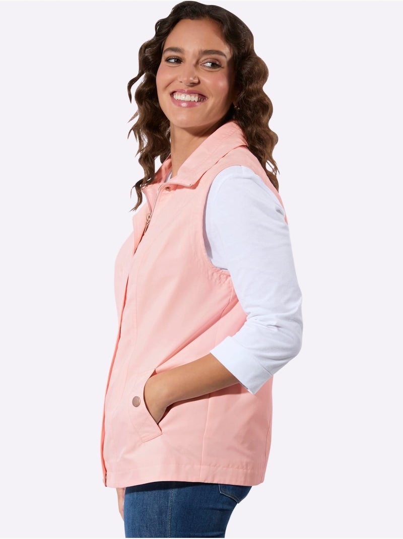 Gilet Qualité Microfibre Douce - Taille Standard - Witt Rose clair - Kiabi