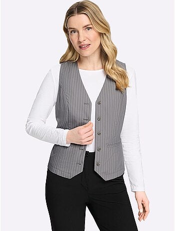 Gilet qualité tissée - taille standard - moda vilona