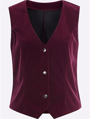 Gilet Qualité Velours Douce - Taille Standard - Moda Vilona