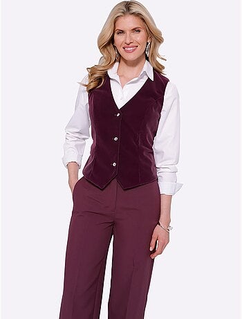 Gilet Qualité Velours Douce - Taille Standard - Moda Vilona
