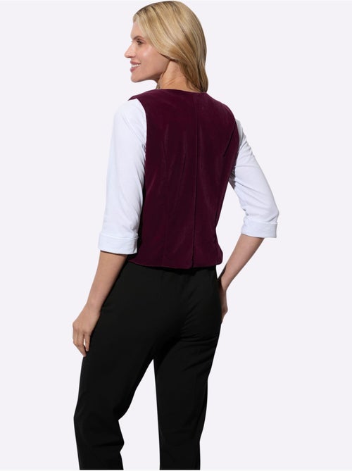 Gilet Qualité Velours Douce - Taille Standard - Moda Vilona - Kiabi Gilet Qualité Velours Douce - Taille Standard - Moda Vilona - Kiabi