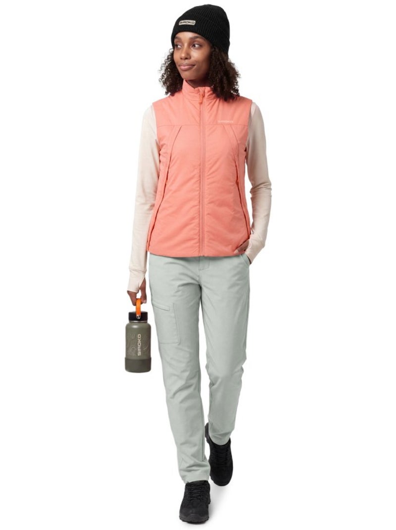 Gilet randonnée isolant ultraléger femme femme ararat-w coral Orange - Kiabi