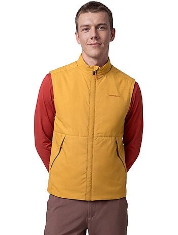 Gilet randonnée isolant ultraléger homme homme ararat mustard