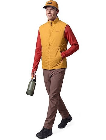 Gilet randonnée isolant ultraléger homme homme ararat mustard