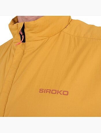 Gilet randonnée isolant ultraléger homme homme ararat mustard