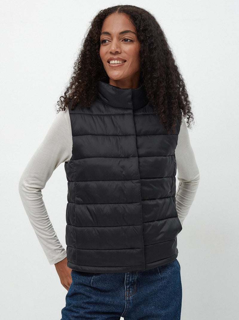 Gilet rembourré MO Fashion Noir - Kiabi