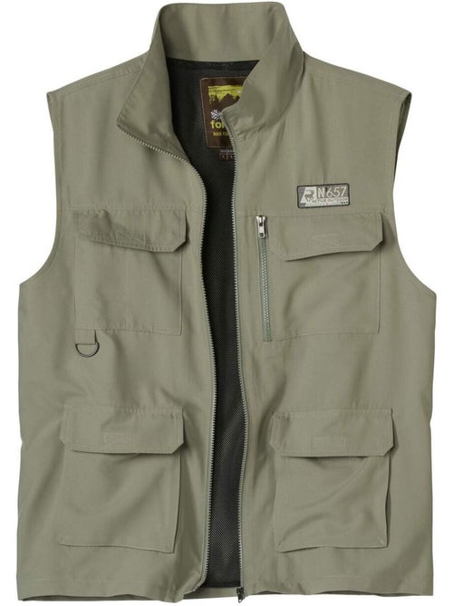 Gilet Reporter Multipoche - ATLAS FOR MEN - Kiabi Gilet Reporter Multipoche - ATLAS FOR MEN - Kiabi