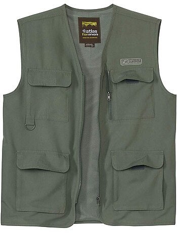 Gilet Reporter Zippé - ATLAS FOR MEN