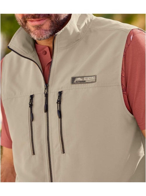 Gilet Reporter Zippé   - ATLAS FOR MEN - Kiabi