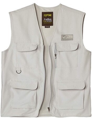 Gilet Reporter Zippé - ATLAS FOR MEN
