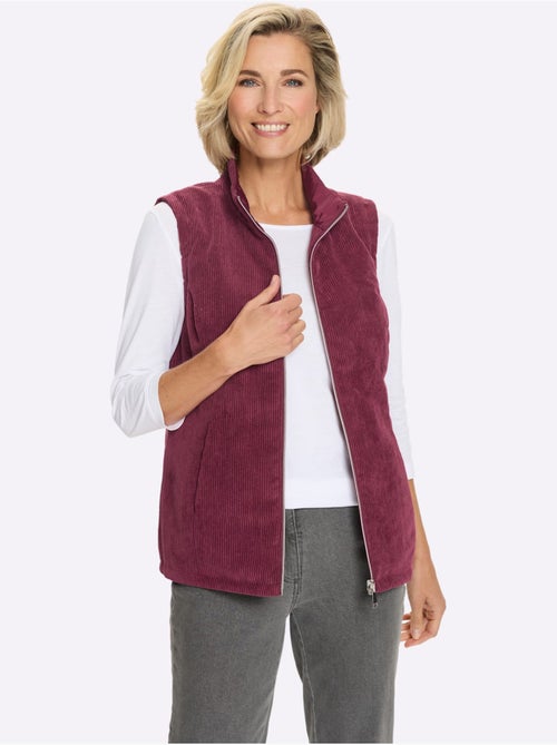 Gilet réversible - taille standard - moda vilona - Kiabi Gilet réversible - taille standard - moda vilona - Kiabi
