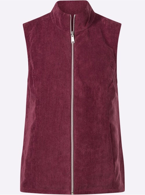 Gilet réversible - taille standard - moda vilona - Kiabi Gilet réversible - taille standard - moda vilona - Kiabi