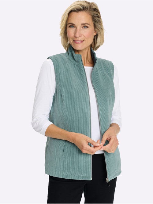 Gilet réversible - taille standard - moda vilona - Kiabi
