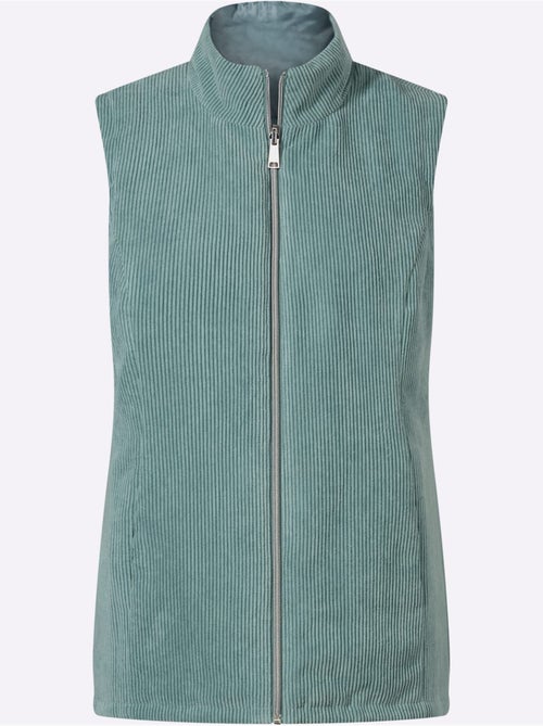 Gilet réversible - taille standard - moda vilona - Kiabi