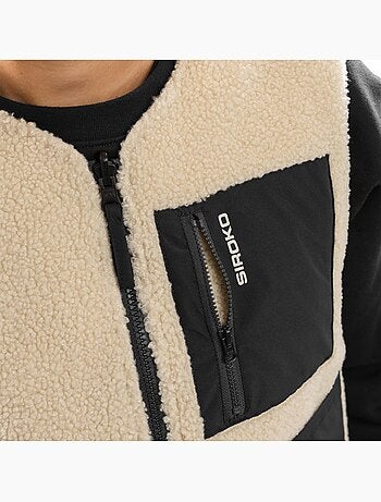 Gilet réversible matelassé doublé sherpa femme lifestyle femme scape