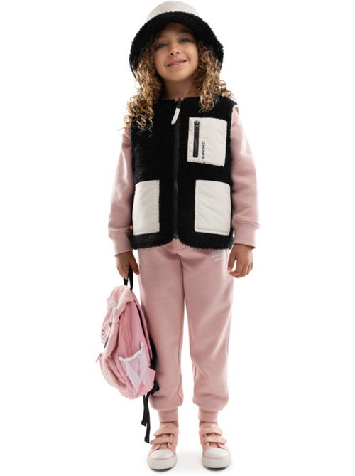 Gilet réversible matelassé doublé sherpa fille lifestyle enfants explorer-g - Kiabi Gilet réversible matelassé doublé sherpa fille lifestyle enfants explorer-g - Kiabi