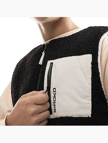 Gilet réversible matelassé doublé sherpa garçon lifestyle enfants explorer