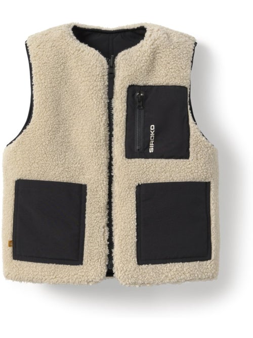 Gilet réversible matelassé doublé sherpa garçon lifestyle enfants tiny - Kiabi