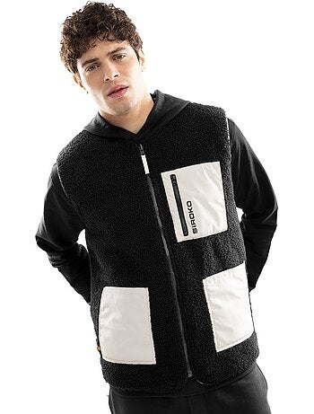 Gilet réversible matelassé doublé sherpa homme lifestyle homme tromso
