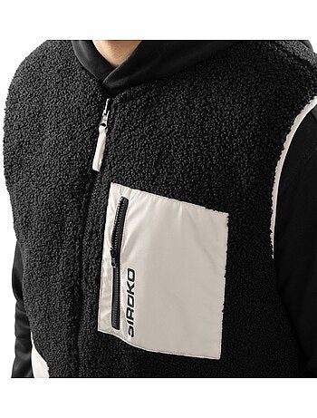 Gilet réversible matelassé doublé sherpa homme lifestyle homme tromso