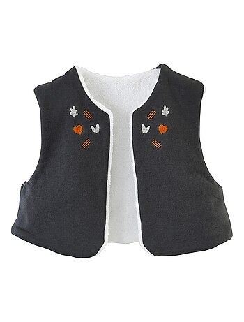 GILET REVERSIBLE SANS MANCHES LOOK RENTRÉE