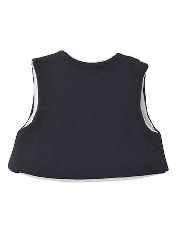 GILET REVERSIBLE SANS MANCHES LOOK RENTRÉE