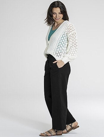 Gilet ROMANT Ecru Gilets col v