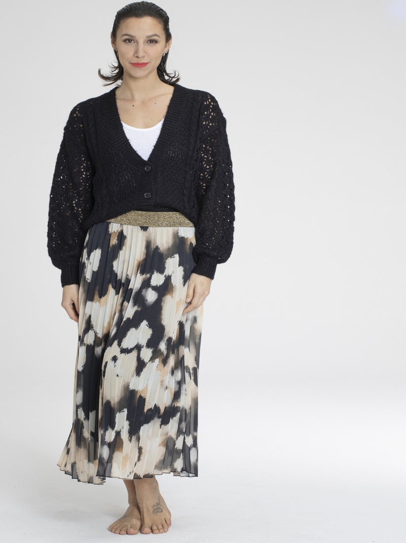 Gilet Romant  | Gerard Pasquier Avec Col V | Gerard Pasquier Noir - Kiabi