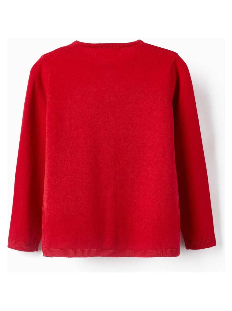 Gilet rouge en tricot pour fille manches longues ROYALS OFF DUTY Rouge - Kiabi