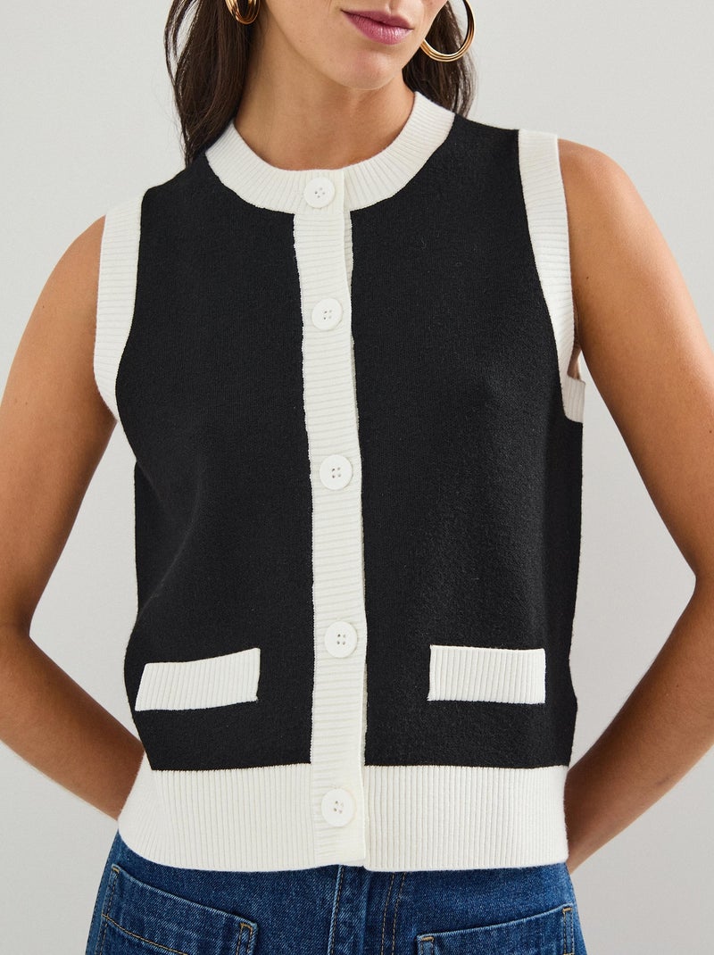 Gilet sans manche, MO Fashion Noir - Kiabi