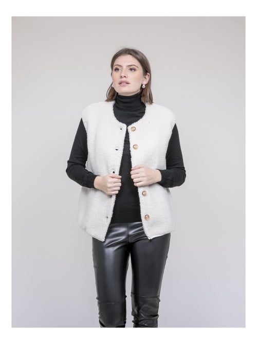 Gilet sans manche sherpa UDOLMA - Kiabi