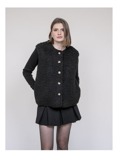 Gilet sans manche sherpa UDOLMA - Kiabi