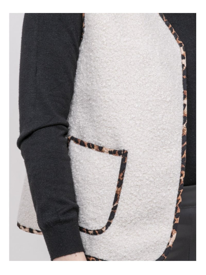Gilet sans manche UGINA Ecru - Kiabi