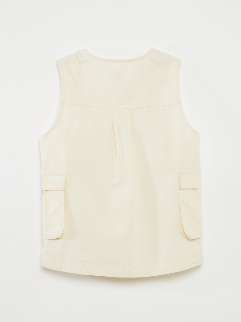 Gilet sans manches - So Easy Beige - Kiabi