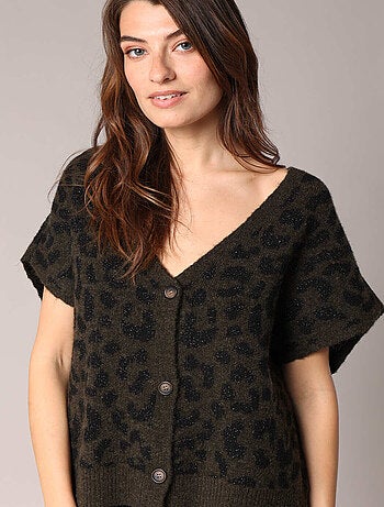 Gilet sans manches à imprimé léopard
'Deeluxe'