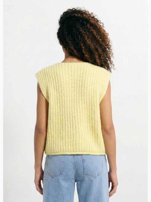 Gilet sans manches avec boutons bijoux - AFIBEL - Kiabi