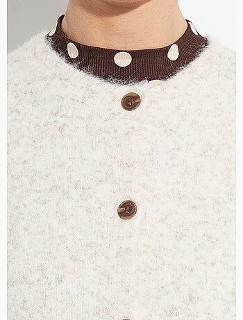 Gilet sans manches avec laine et alpaga - AFIBEL