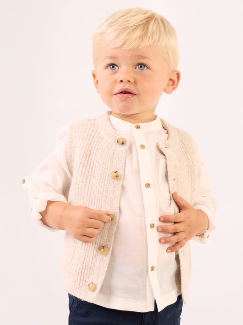 Gilet sans manches avec poches - Kiabi