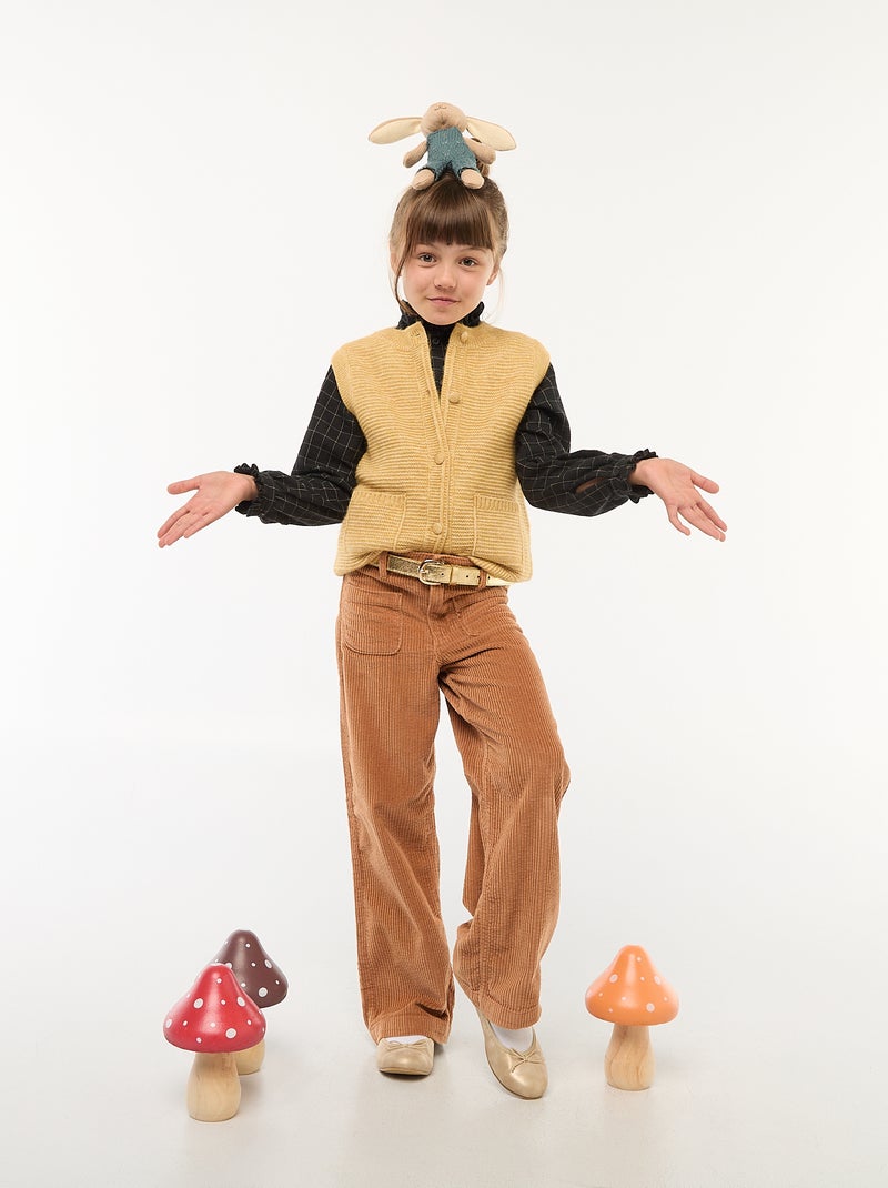 Gilet sans manches Beige - Kiabi