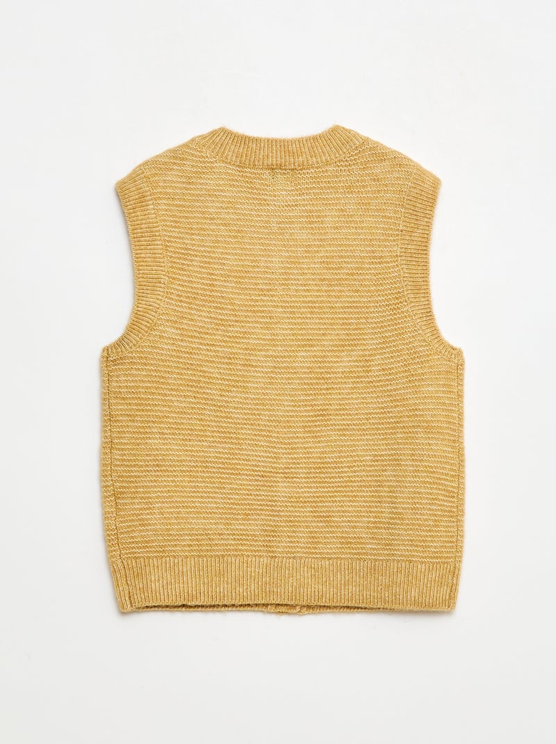 Gilet sans manches Beige - Kiabi