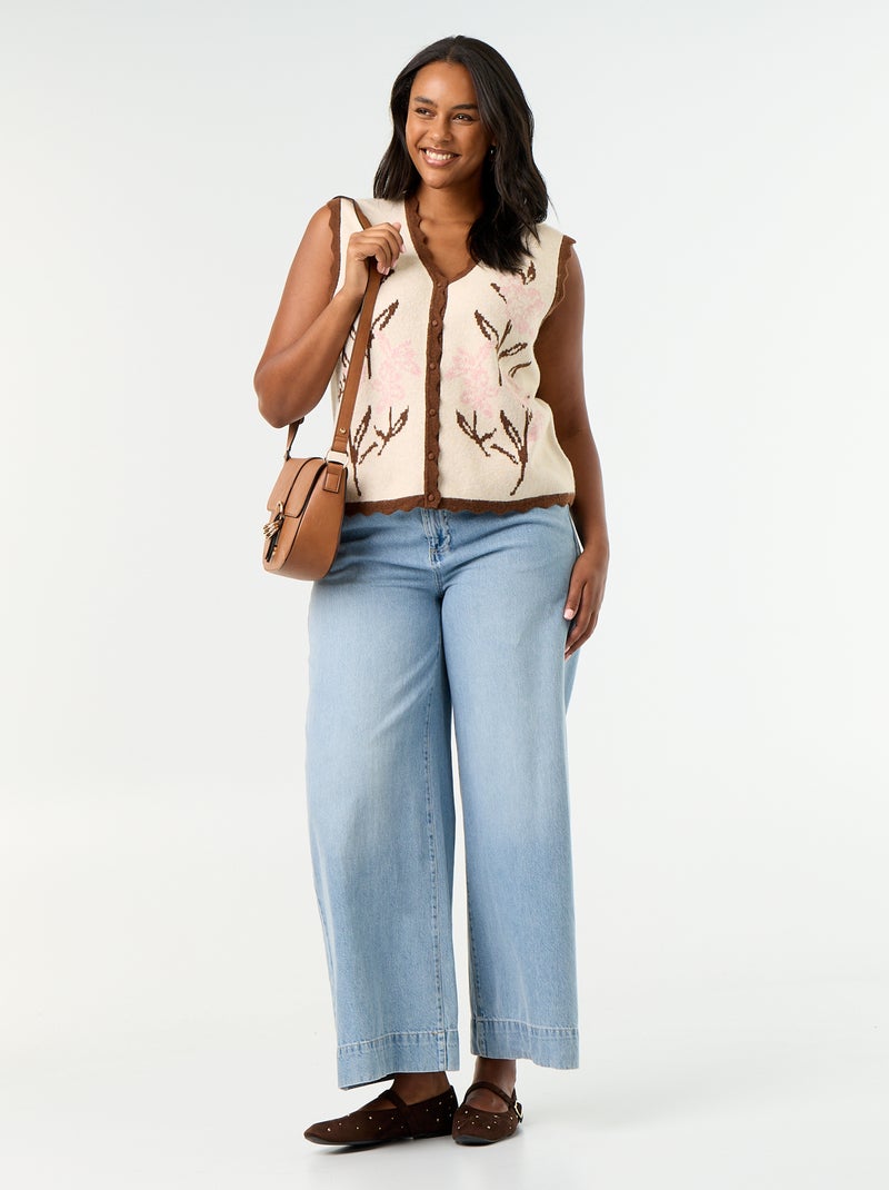 Gilet sans manches Beige - Kiabi