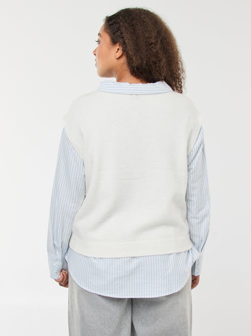 Gilet sans manches boutonné - Kiabi