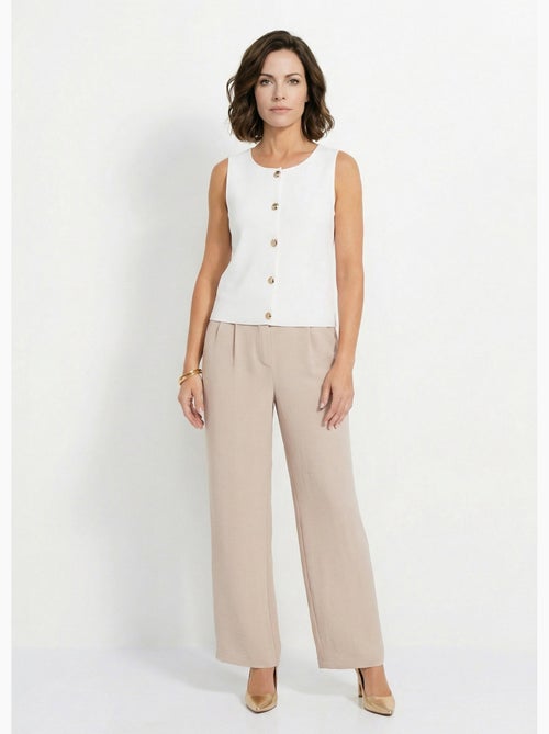 Gilet sans manches boutons dorés - afibel - Kiabi