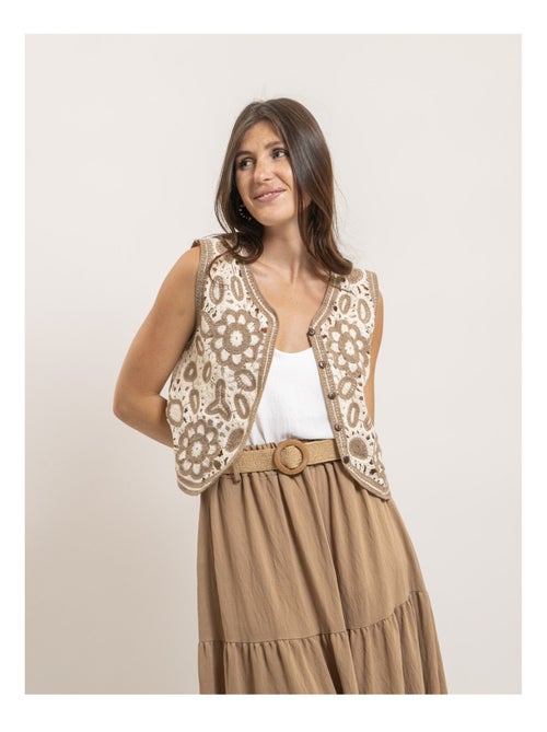Gilet sans manches brodé KLEO - Kiabi