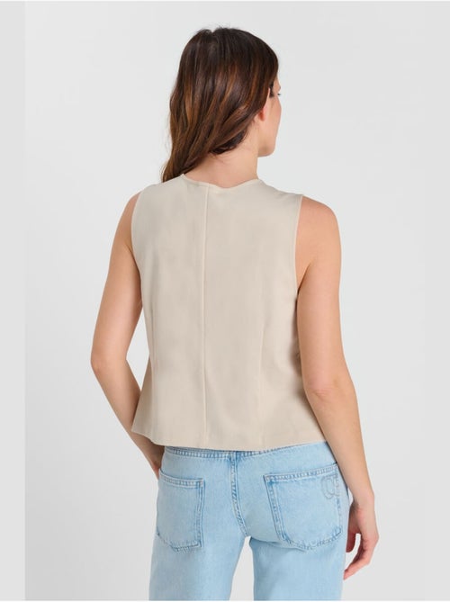 Gilet sans manches carlita 'le temps des cerises' - Kiabi Gilet sans manches carlita 'le temps des cerises' - Kiabi